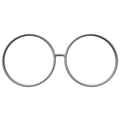 Simple Silver Circle Glasses