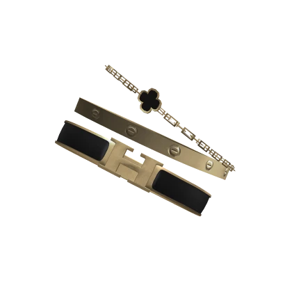 Luxury Stack Preppy Bangle Bracelet 
