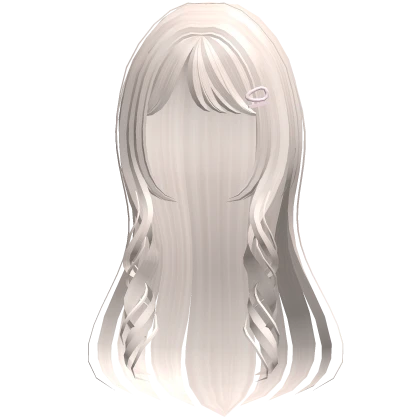 🤍 sweet curly fairy princess hair platinum blonde