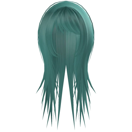 Emo Scene Rockstar Hairstyle Teal