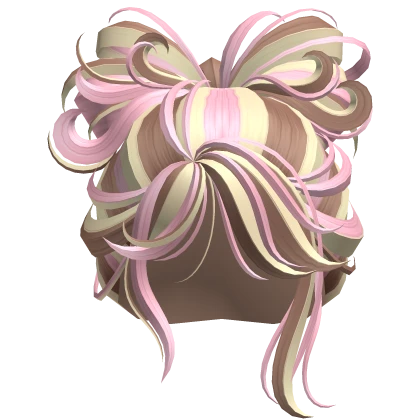 Bow Swirly Bun (Neapolitan)