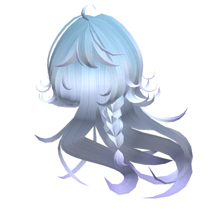 Long Magical Jellyfish Anime Hair in Mermaid