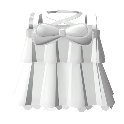 ♡ white kawaii doll dress 