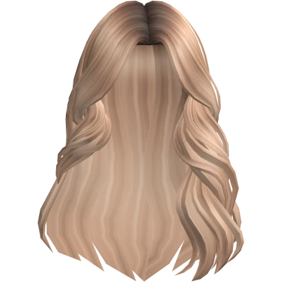 Cutesy Flowy Blow out Hair (Sandy Blonde)
