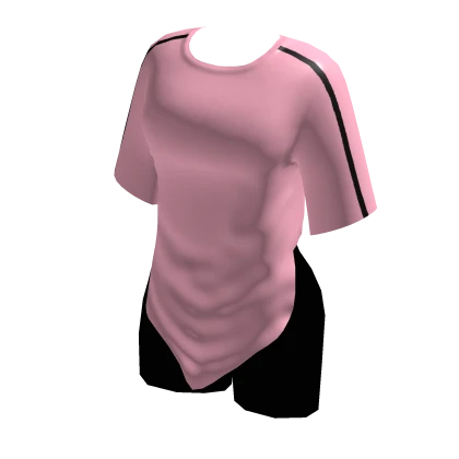 Pink Influencer Casual Outfit
