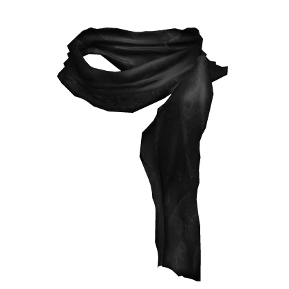 Black Vintage Cozy Scarf