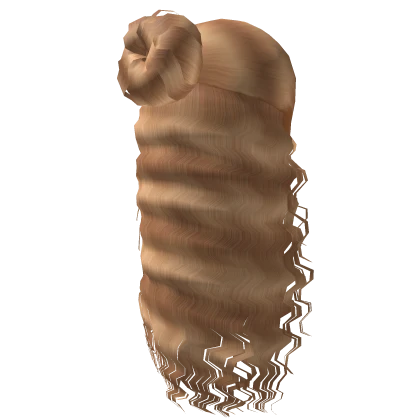 Half Up Half Down Wavy Hair [Blonde]