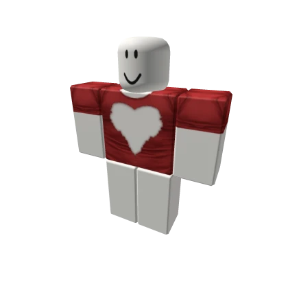 💔🔥heart cut shirt RED - Man abs