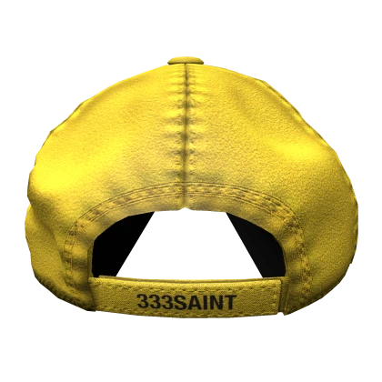 BACKWARDS custom 333 astro paris y2k cap - yellow