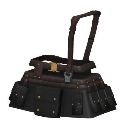 [1.0/R6] Devil Huntress Skirt Harness (Black)