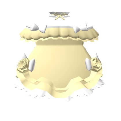 💕3.0 Delicious romantic yellow dress cake