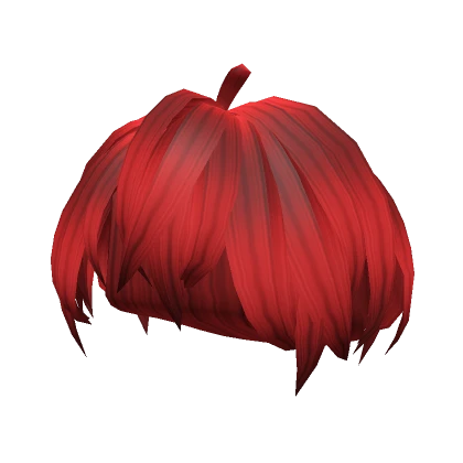 Peach Shy Anime Hairstyle in Red