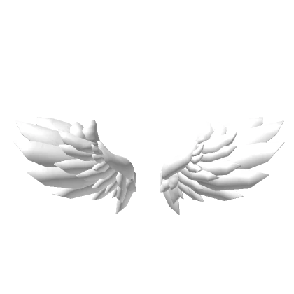 White Small Cherub Wings