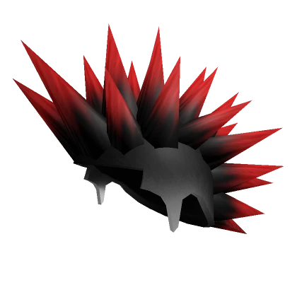 Red Spiky Punk Hair