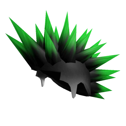 Green Spiky Punk Hair