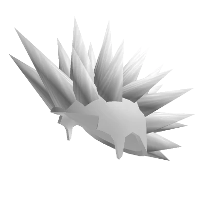 White Spiky Punk Hair