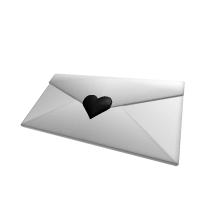 White w/ Black Love Envelope 1.0