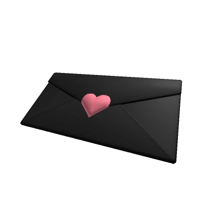 Black w/ Pink Love Envelope 1.0