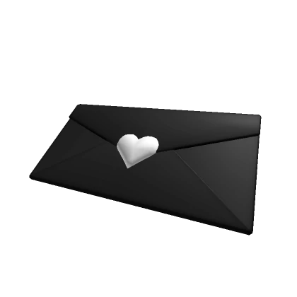 Black w/ White Love Envelope 1.0