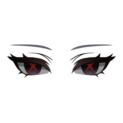Arlecchino's Red Anime Eyes (3D Face) | Genshin