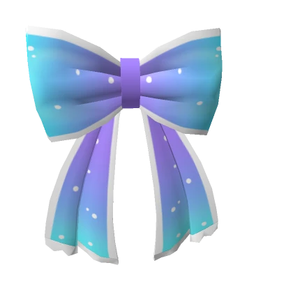 Blue And Purple Bow