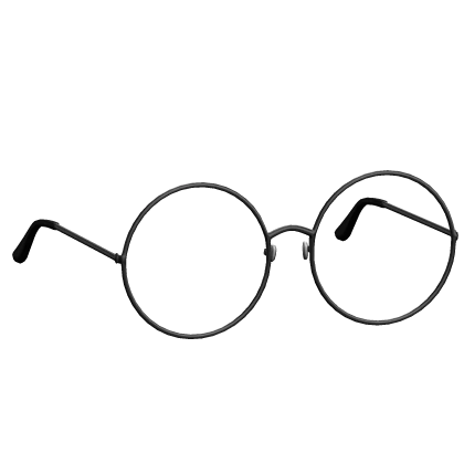 Black Rounded Glasses