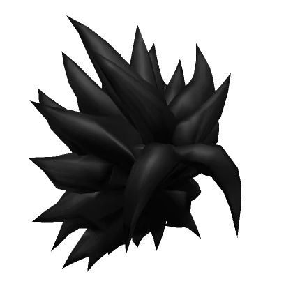 Black Spiky Hair