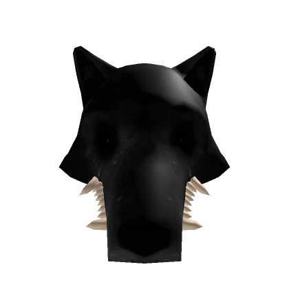 Black Wolf Head