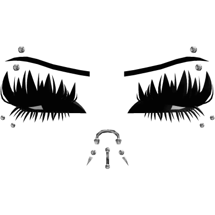 Extreme Mink Baddie Lashes with Eyes & Piercings