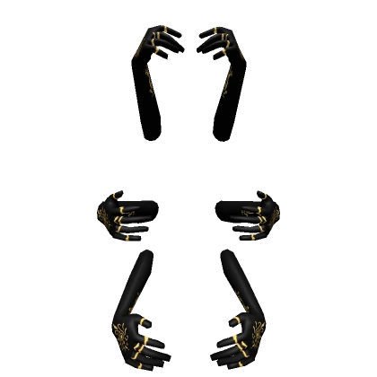 Black Gold Seraphim Hands