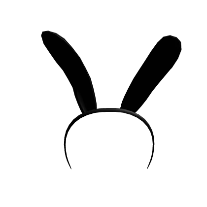 ♡ Kawaii Black Bunny Headband