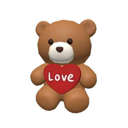 Valentine Teddy Bear Brown