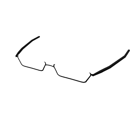 Low Frame Glasses Black