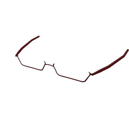 Low Frame Glasses Red