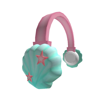 Summer Mermaid Headphones (pink)