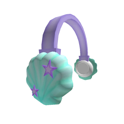 Summer Mermaid Headphones (purple)