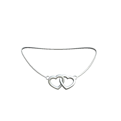 Valentine Heart Necklace Silver