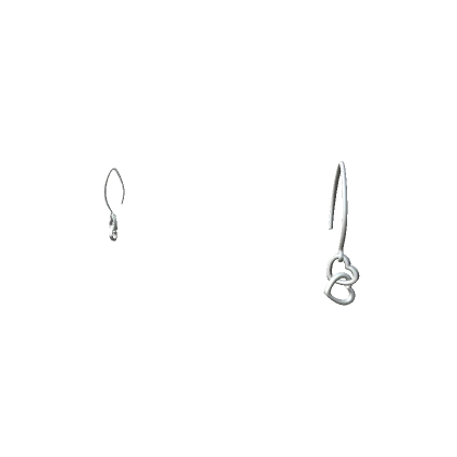 Valentine Earrings Silver