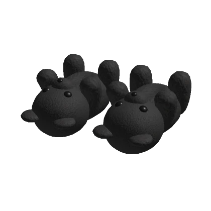 🍀Cute Bear House Shoes (Black)