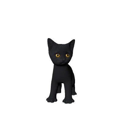 Mini Black Kitten