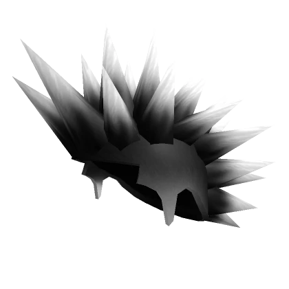 White Tipped Spiky Punk Hair