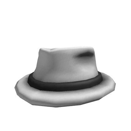 White Stylish Fedora