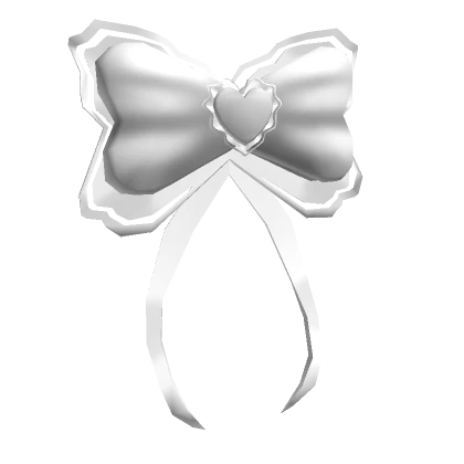 White Sweetheart Ribbon