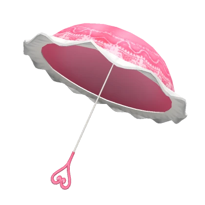 Pink Valentines Parasol