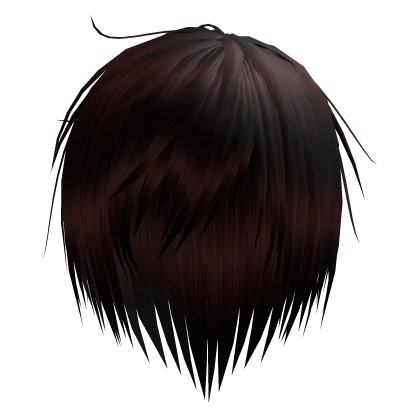 Red Vkei Messy Punk Emo Hair