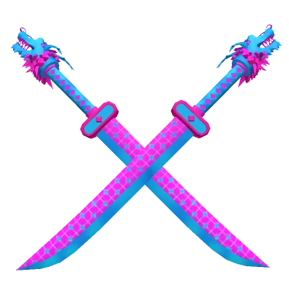 Retrowave Dragon Katana Pack