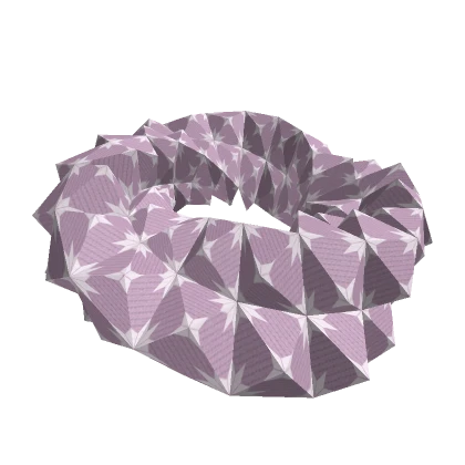 Pink Crystalline Scarf