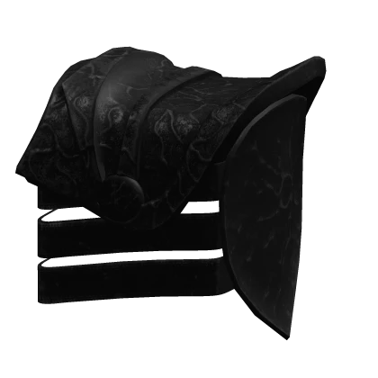 Black Crucible Knight Left Pauldron