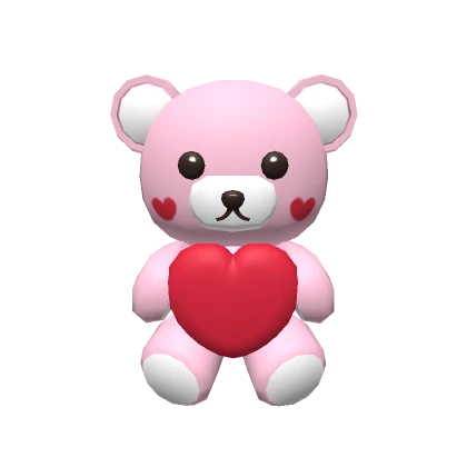 Valentines Bear in Pink