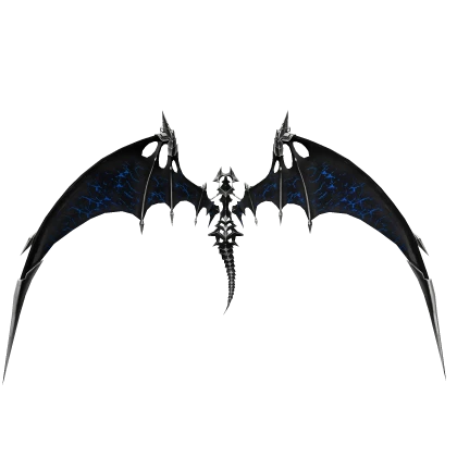 Black & Blue Dragon Stalker Wings